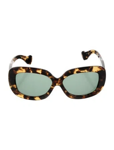 Pre-owned Dita Oversize Tinted Sunglasses In Brown