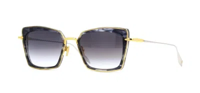 Pre-owned Dita Perplexer Black Haze Yellow Gold/dark Grey Shaded (01) Sunglasses In Gray