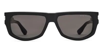 Dita Pridm - Black / Black Palladium / Red Sunglasses