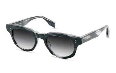 Dita Radihacker Grey Gradient Oval Unisex Sunglasses Dts726-a 03 51 In ["blue","grey"]