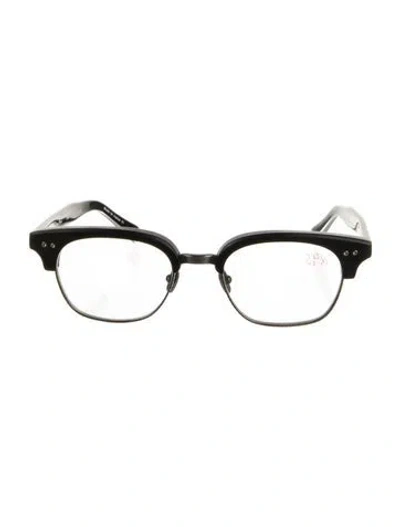 Pre-owned Dita Round Eyeglasses In Black