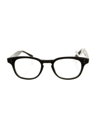 Pre-owned Dita Round Eyeglasses In Black