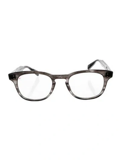 Pre-owned Dita Round Eyeglasses In Black
