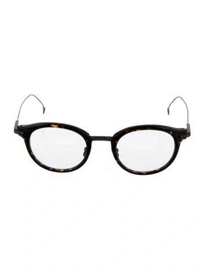 Pre-owned Dita Round Eyeglasses In Black