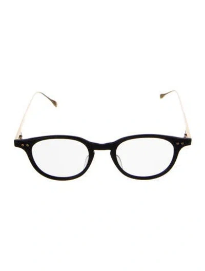 Pre-owned Dita Round Eyeglasses In Black