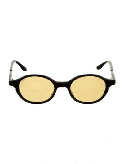 Pre-owned Dita Round Gradient Sunglasses In Black