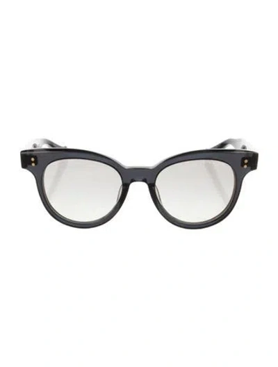 Pre-owned Dita Round Gradient Sunglasses In Blue