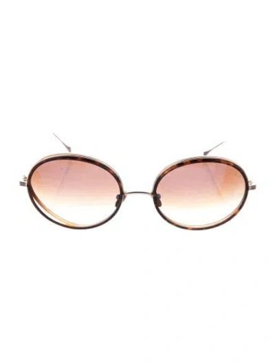 Pre-owned Dita Round Gradient Sunglasses In Multi