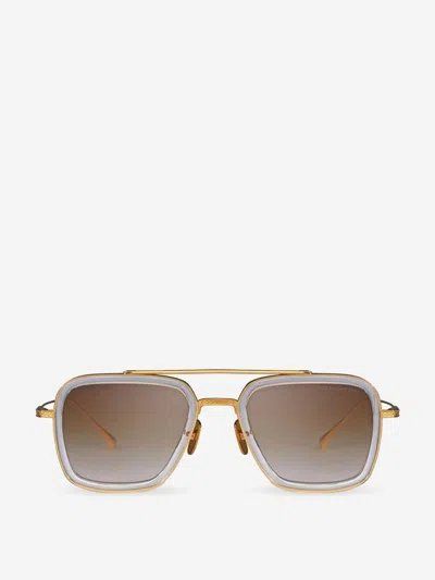 Dita Round Sunglasses In Brown