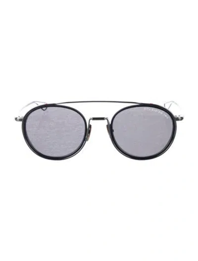 Pre-owned Dita Round Tinted Sunglasses In Black