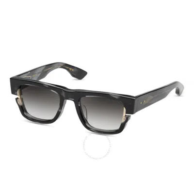 Dita Sekton Limited Edition Grey Gradient Square Unisex Sunglasses Dts122-53-06 53