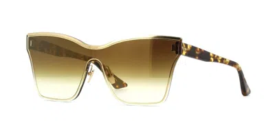 Pre-owned Dita Silica Dts508 Gold Tokyo Tortoise/brown To Clear Gradient (01) Sunglasses