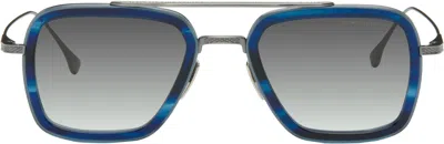 Dita Silver & Blue Flight.006 Sunglasses