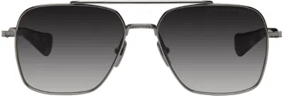 Dita Silver Flight-seven Sunglasses In Black