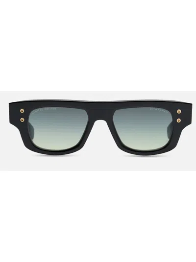 Dita Sleek Acetate Sunglasses With 145 Mm Temple In Black