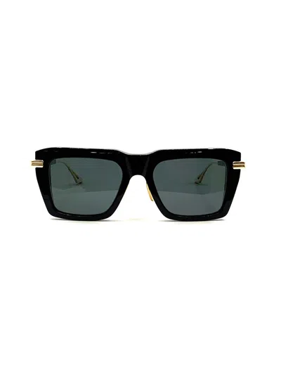 Dita Sleek Metal Sunglasses With 140mm Temple Size In Black