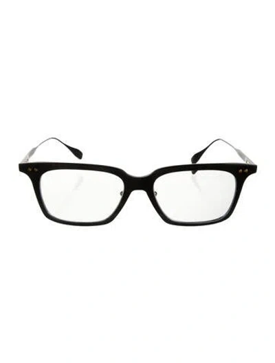 Pre-owned Dita Square Eyeglasses In Black