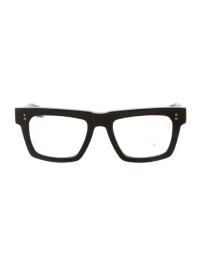Pre-owned Dita Square Eyeglasses In Black