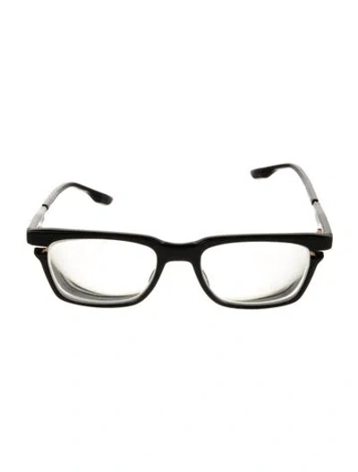 Pre-owned Dita Square Eyeglasses In Black