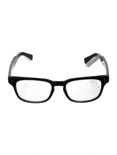 Pre-owned Dita Square Eyeglasses In Black