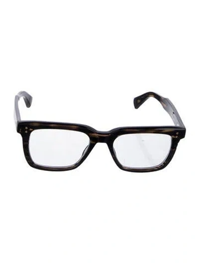 Pre-owned Dita Square Eyeglasses In Black