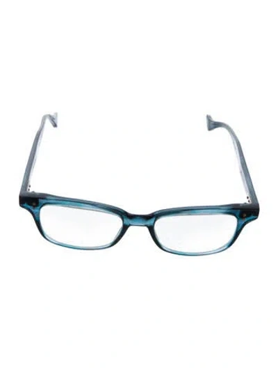 Pre-owned Dita Square Eyeglasses In Blue