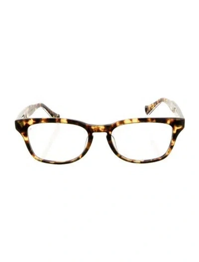 Pre-owned Dita Square Eyeglasses In Brown