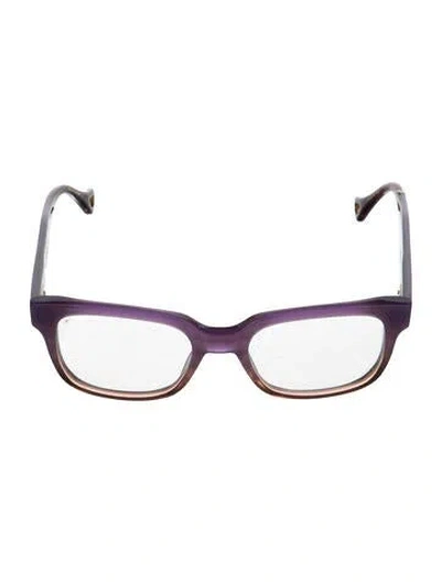 Pre-owned Dita Square Eyeglasses In Purple