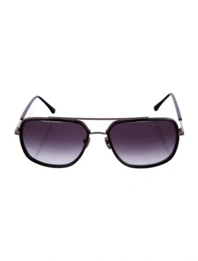 Pre-owned Dita Square Gradient Sunglasses In Black
