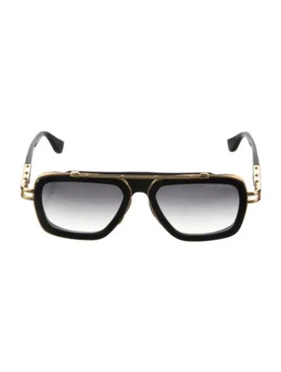 Pre-owned Dita Square Gradient Sunglasses In Black