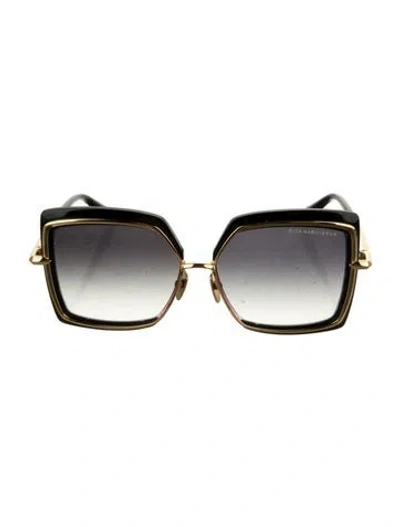Pre-owned Dita Square Gradient Sunglasses In Black