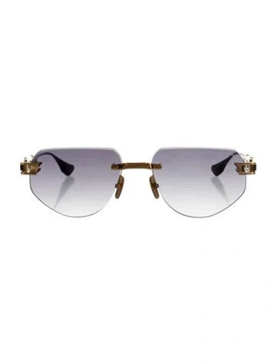 Pre-owned Dita Square Gradient Sunglasses In Black