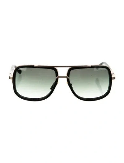Pre-owned Dita Square Gradient Sunglasses In Black/gold