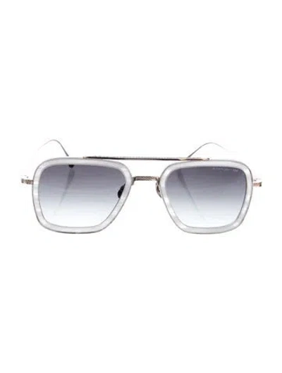 Pre-owned Dita Square Gradient Sunglasses In Gold