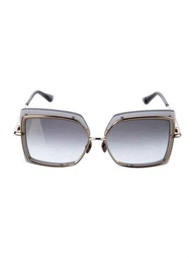 Pre-owned Dita Square Gradient Sunglasses In Gray