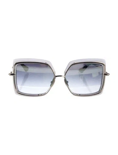 Pre-owned Dita Square Gradient Sunglasses In Grey