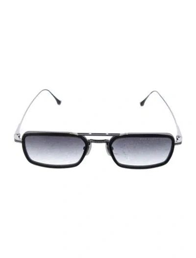 Pre-owned Dita Square Gradient Sunglasses In Silver
