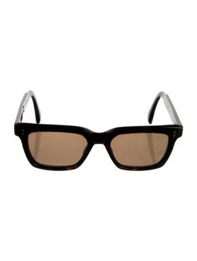 Pre-owned Dita Square Tinted Sunglasses In Brown