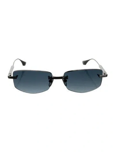 Pre-owned Dita Square Tinted Sunglasses In Gold