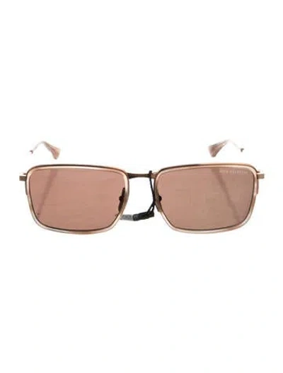 Pre-owned Dita Square Tinted Sunglasses In Neutrals