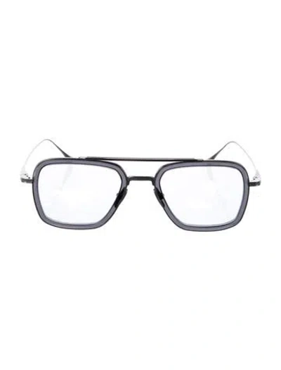 Pre-owned Dita Square Tinted Sunglasses In Transparent