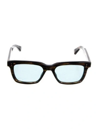 Pre-owned Dita Square Tinted Sunglasses W/ Tags In Brown