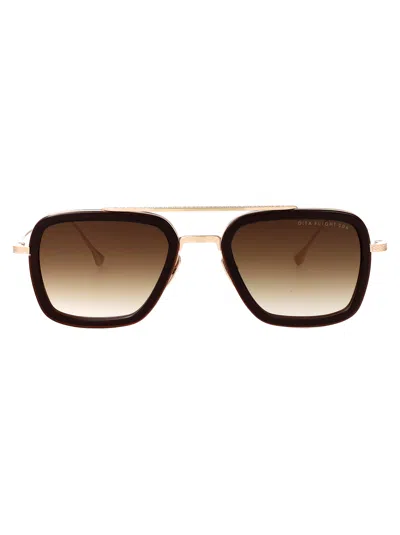 Dita Squared Sunglasses 7806 W Rtb Gld 52 52 In Multi