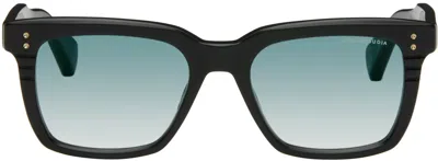 Dita Ssense Exclusive Black Sequoia Sunglasses In Matte Black/gold