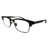 Dita Statesman Three Drx-2064-e-nvy-gld-55 Unisex Rectangle Eyeglasses 55mm In Multi