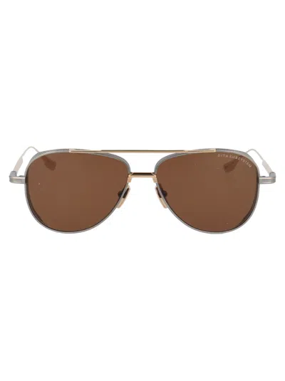 Dita Subsystem Sunglasses In Brown