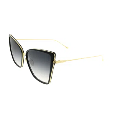 Dita Sunbird 21013-a-blk-gld-59 Womens Cat-eye Sunglasses In Multi