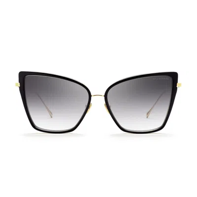 Dita Sunbird Bold Cat-eye Sunglasses With Gradient Lenses In Animal Print