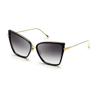 Dita Sunbirdblack 18k Gold W From  In Black