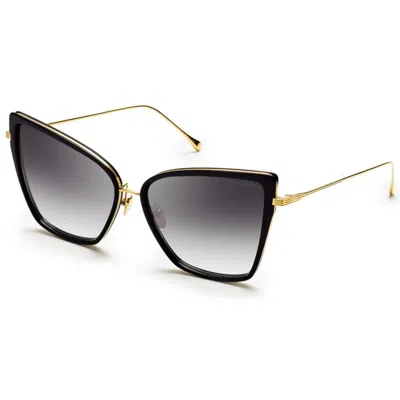 Dita Sunbirdblack Yellow Gold In Black Yellow Gold